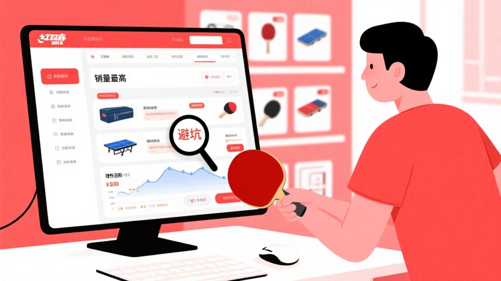 电商平台上乒乓球装备的选购攻略：避坑指南
