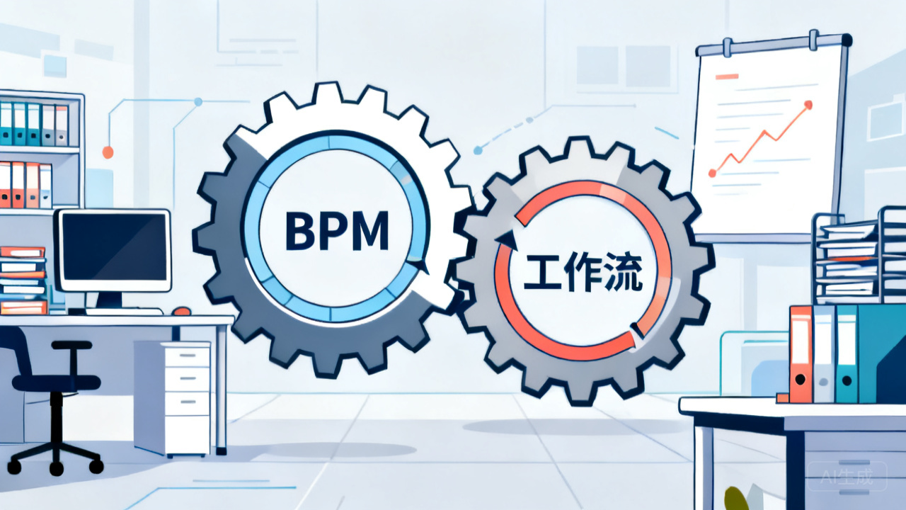 BPM与工作流的区别是什么？一次讲清楚核心差异